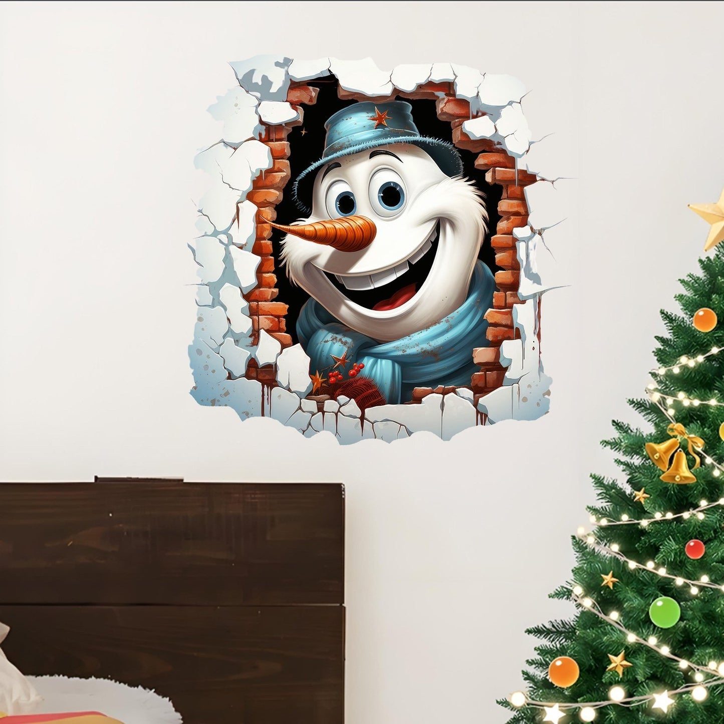 🎅Creative Christmas Santa Wall Stickers