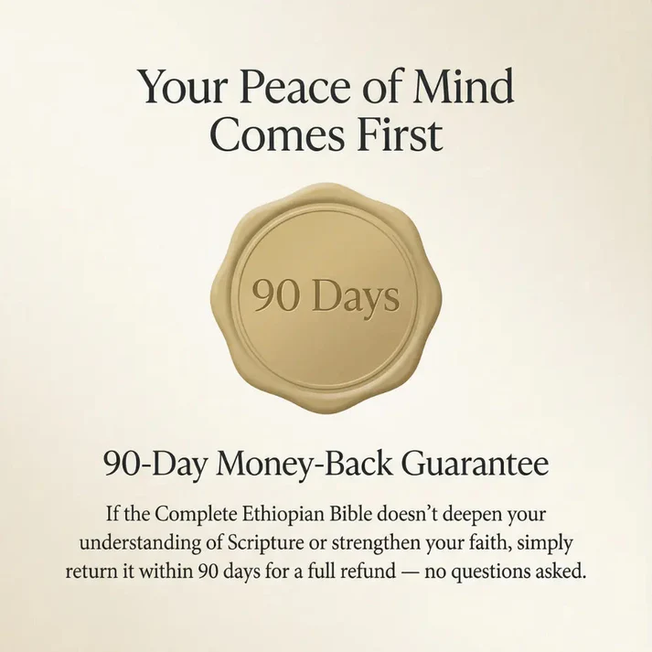 📖 Complete Ethiopian Bible📖 – Hardcover Collector’s Edition 🎁 Ultimate Christmas Gift for Faith & Study✨