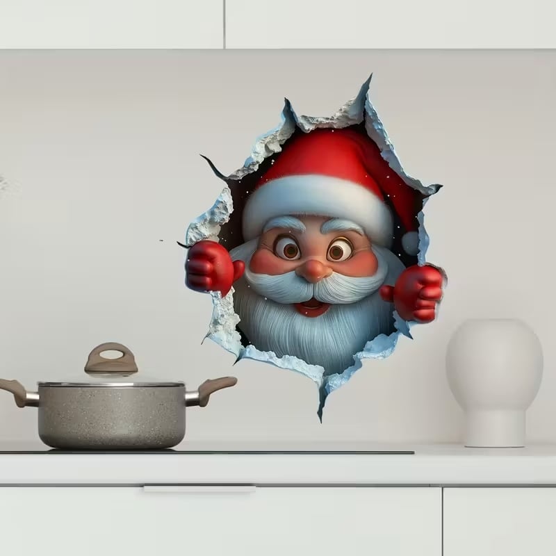 🎅Creative Christmas Santa Wall Stickers