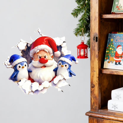 🎅Creative Christmas Santa Wall Stickers