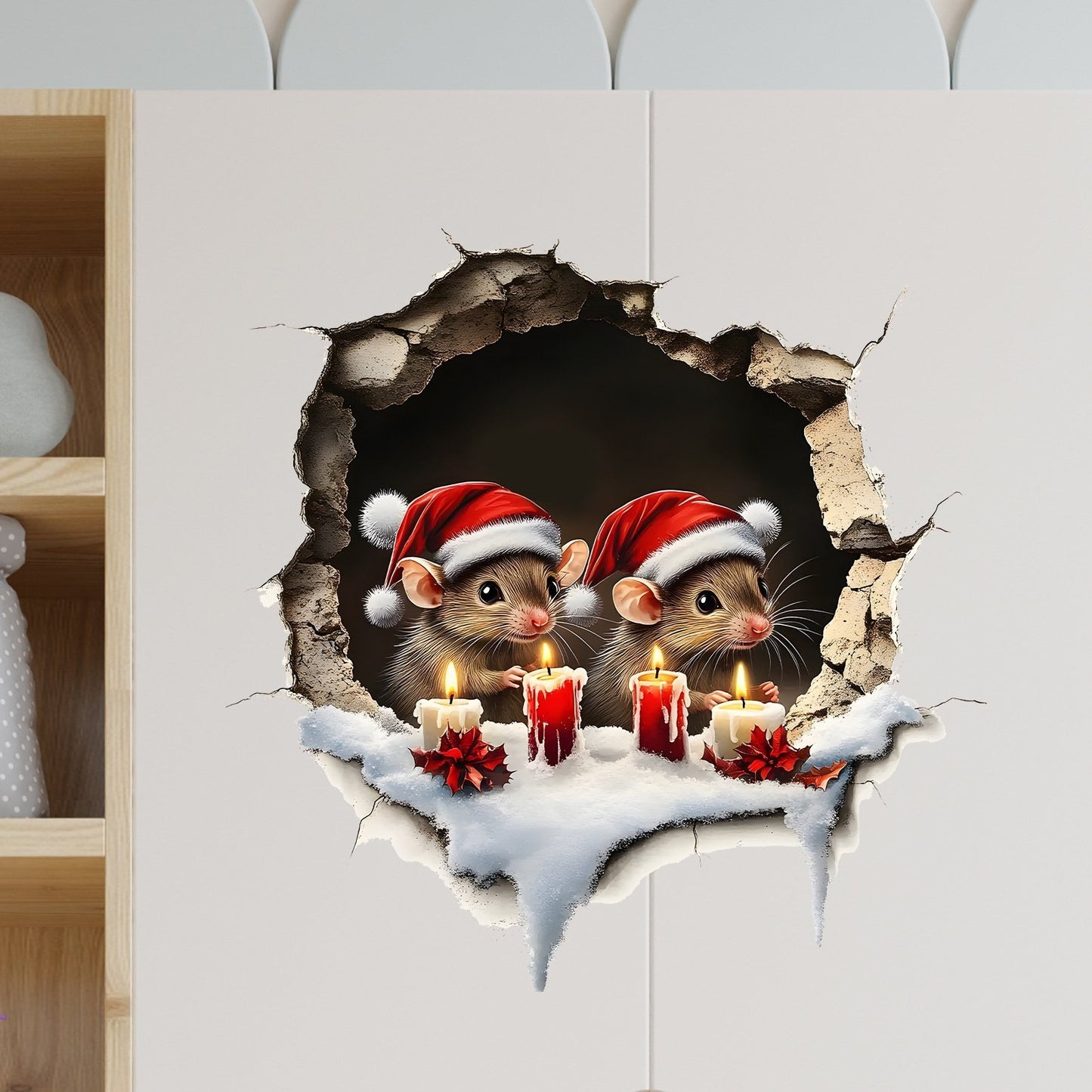 🎅Creative Christmas Santa Wall Stickers