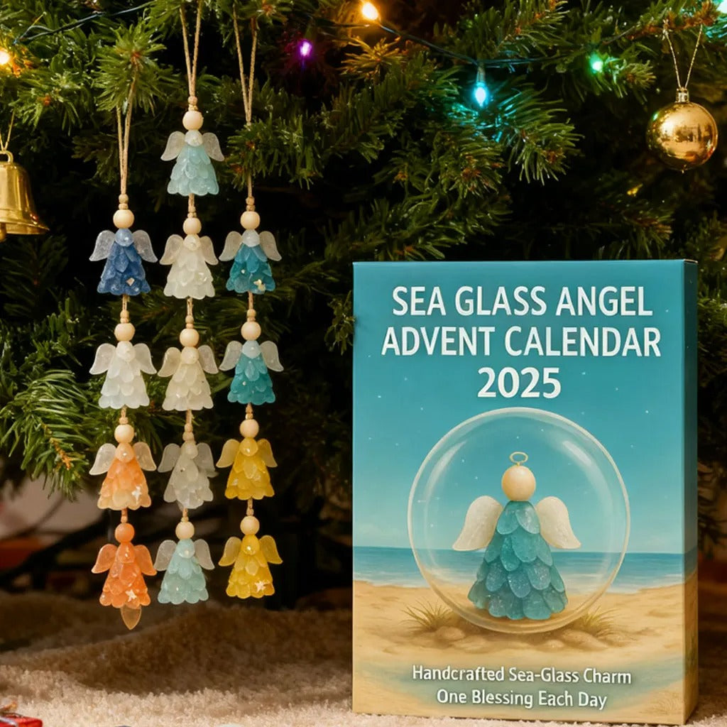 🌊Sea Glass Angel Advent Calendar 2025 – 24 Blessings to Brighten Your Season
