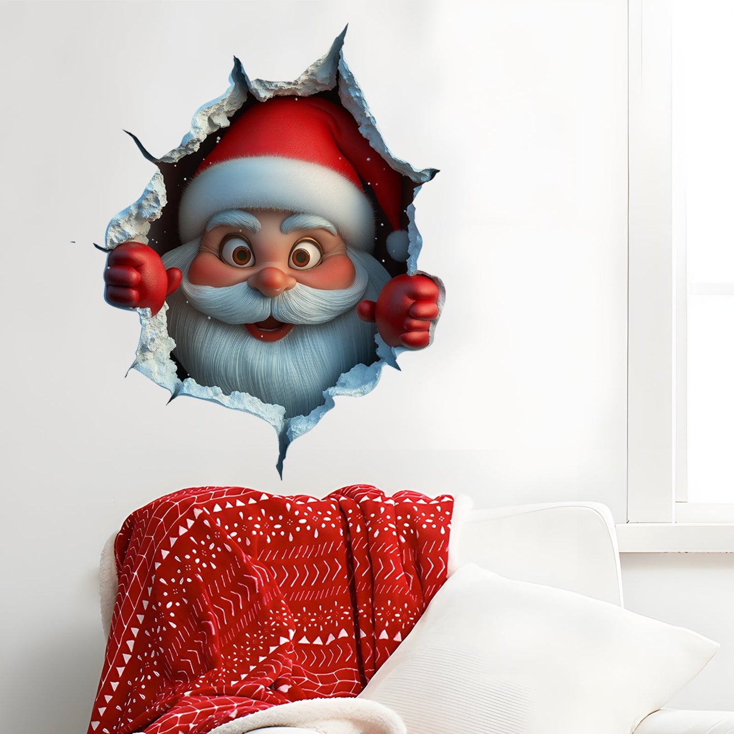 🎅Creative Christmas Santa Wall Stickers