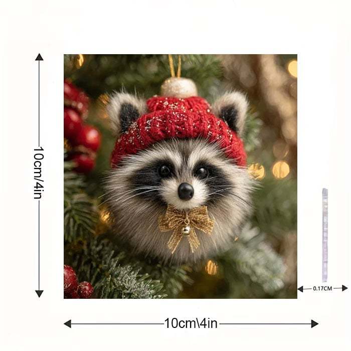 🐇Cozy Woodland Animal Christmas Ornaments